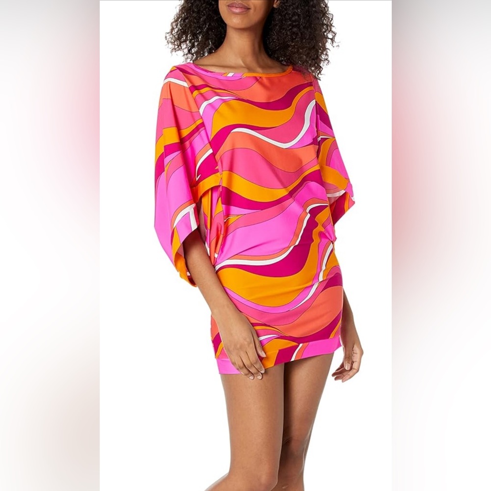 COPY - Trina Turk Vivid Vista Cover-Up Dress in Multicolor, amazing colors